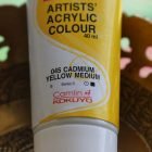 Buy Cadmium Yellow Artists Acrylic Colours Online from Rang De Studio