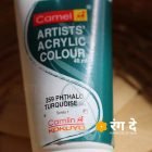 Buy Camlin Phthalo Turquoise Artists Acrylic Colours Online from Rang De Studio
