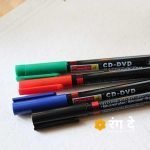 Camlin CD DVD Marker Pen Set, Red, Green, Blue, Black Buy online from Rang De Studio