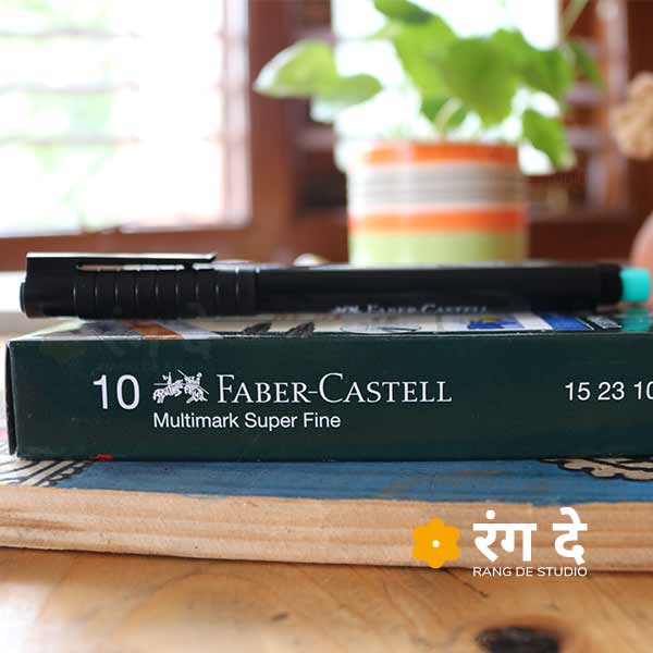 Buy original Faber Castell Multimark Superfine 0.4mm pens online from Rang De Studio, Free Delivery over INR 1500